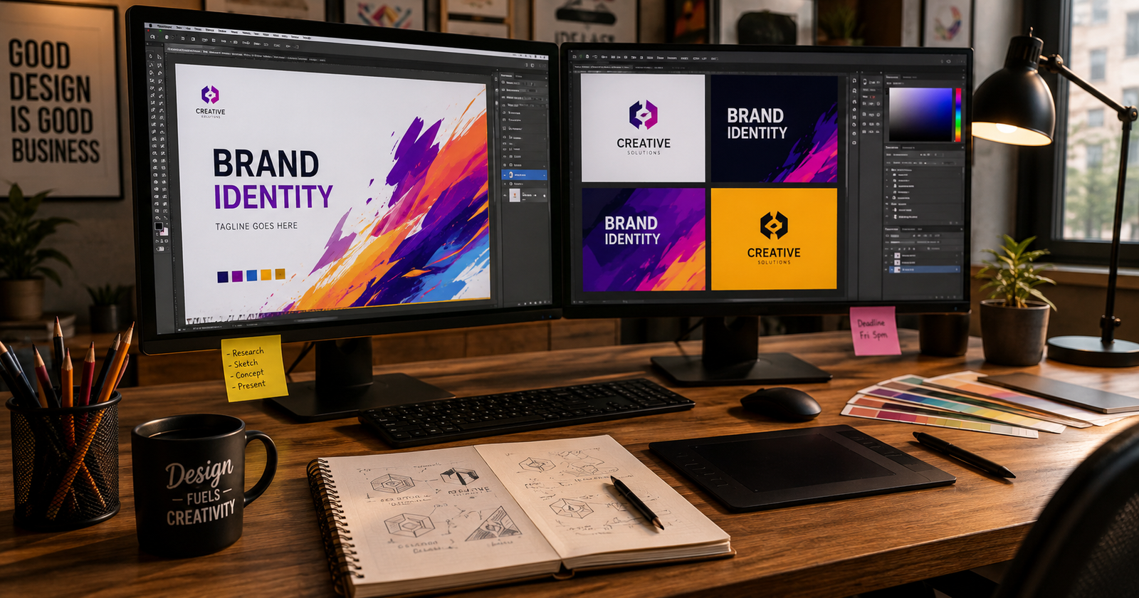 The Art of Graphic Design & Branding: A Comprehensive Guide